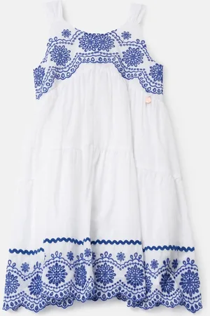 Angel & Rocket Sophie 100% Cotton Embroidered Sundress 4 Years (104cm)