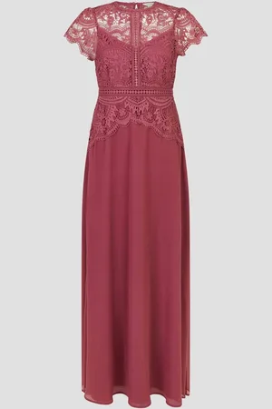 Monsoon Monica Lace Maxi Dress AU 10