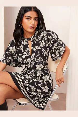 Friends Like These Riviera Keyhole Flutter Sleeve Mini Dress AU 16