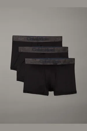 Calvin Klein Black Micro Stretch Trunks 3 Pack S