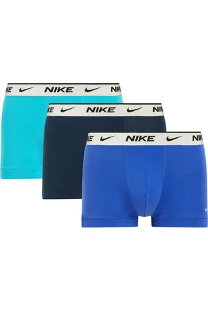 Nike Blue Blue Everyday Cotton Stretch Boxers 3 Pack S
