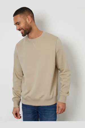 Threadbare Natural Crew Neck Sweatshirts 3 Pack XXL