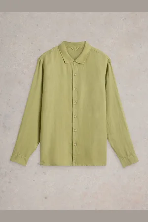 White Stuff Keswick Long Sleeve 100% Linen Shirt L