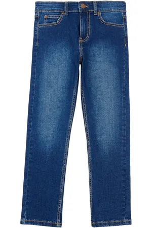 Lee Mid Blue Boys Luke Slim Fit Jeans 8