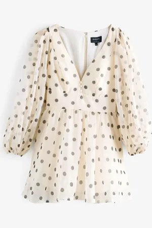Bardot Eva Polka Dot Mini Dress AU 16
