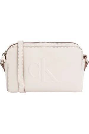Calvin Klein White Sculpted Camera Bag One