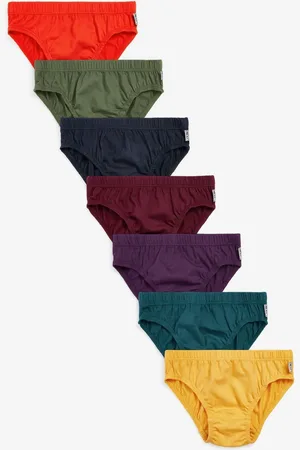 Next Red/Blue/Green/Purple 100% Cotton Briefs 7 Pack (1.5-16yrs) 3