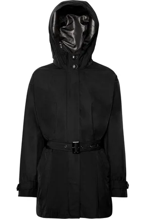 Geox Womens Delray Black Long Parka Jacket AU 12