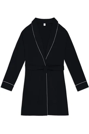 Chelsea Peers Black TENCEL Modal Dressing Gown 12