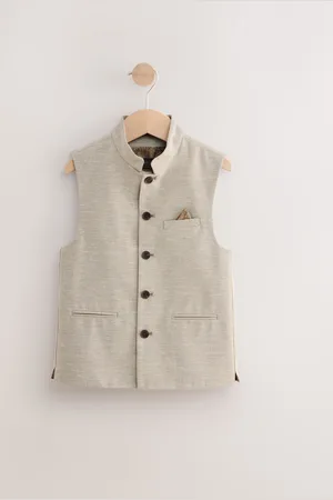 Next Neutral Eid Waistcoat (3mths-16yrs) 3