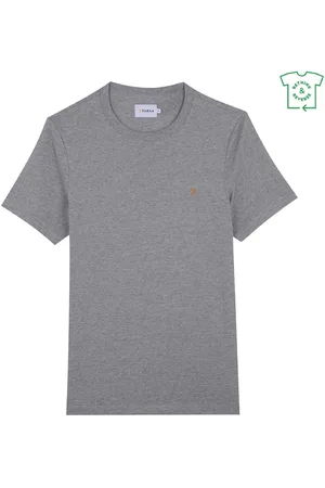 Farah Grey Danny Short Sleeve T-Shirt S
