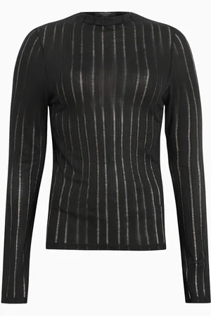 AllSaints AllSaints Black Aki Long Sleeve T-Shirt L