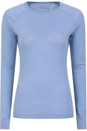 Mountain Warehouse Blue Womens Merino II Thermal Top AU 20