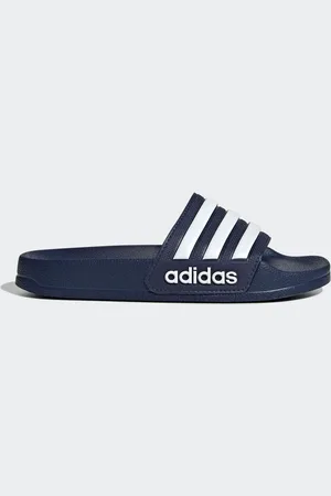 adidas Navy Blue Kids Adilette Youth Sliders uk1eu33