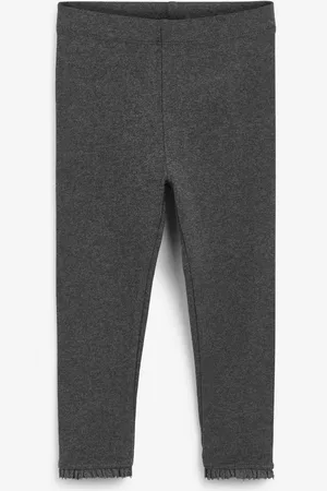 Next Charcoal Grey Lace Trim Leggings (3mths-7yrs) 5