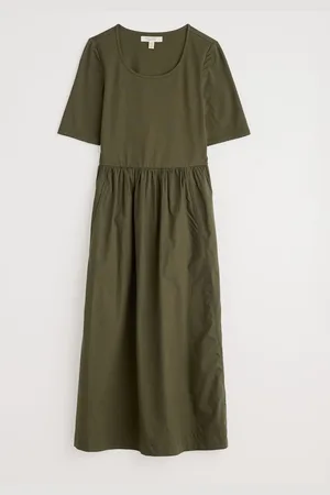 Seasalt Cornwall Tall Madder Rich Above Ankle Dress AU 8