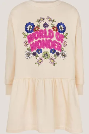 Monsoon World Of Wonder Sweatshirt 100% Cotton Dress 5