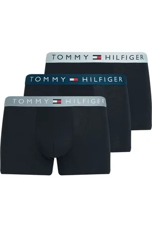 Tommy Hilfiger Blue Waistband Trunks 3 Pack
