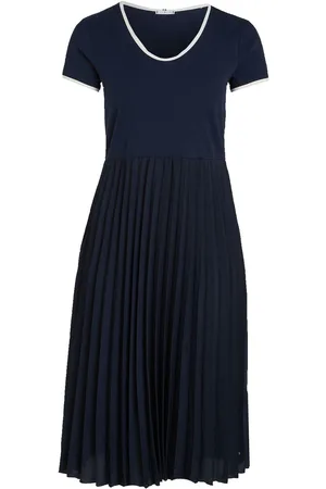 Tommy Hilfiger Curve Contrast Soft V-Neck Dress AU 18