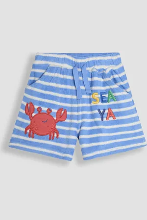 JoJo Maman Bébé Crab Appliqué Textured Shorts 2