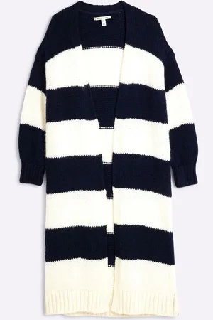 River Island Blue Stripe Maxi Cardigan S-M