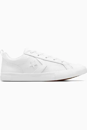Converse White Youth Pro Blaze Strap Trainers AU 5 (EU 38)
