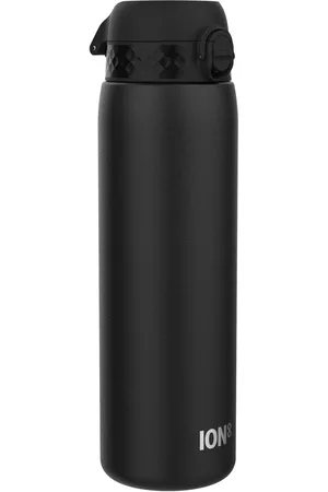 Ion8 Black 1000ml Insulated Steel Water Bottle One
