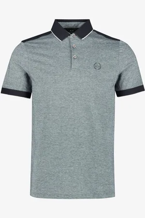 Armani Exchange 100% Cotton Contrast Polo Shirt S