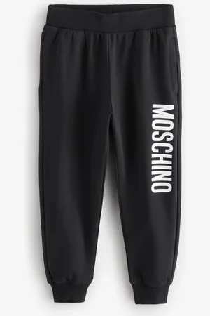 Moschino Black Logo Cuffed Joggers 12 Years (152cm)