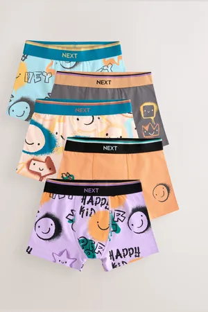 Next Happy Print Trunks 5 Pack (1.5-16yrs) 5