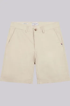 U.S. Polo Assn. U. S. Polo Assn Mens Linen Blend Chino Shorts 32