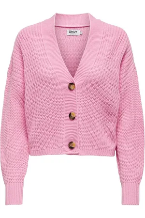 ONLY Pink Ribbed Cardigan
