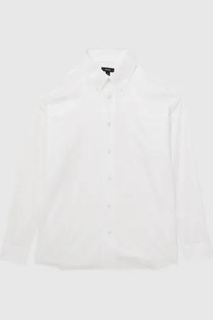 Reiss Kris Cotton Oversized Long-Sleeve Shirt XS