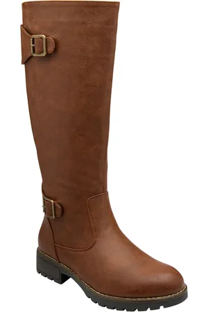 Lotus Brown Knee-High Boots AU 7 (EU 38)