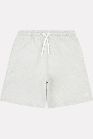 New Balance Kids French Terry Small Logo 100% Cotton Shorts 7