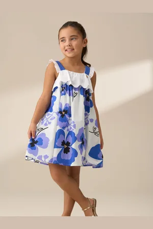 Angel & Rocket Arielle Broderie Panel 100% Cotton Dress 9 Years (134cm)