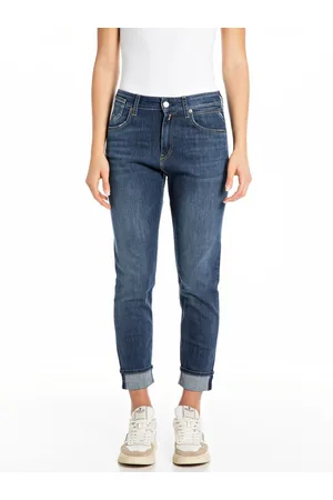 Replay Mid Blue Denim Boyfriend Fit Marty Jeans W28 L28