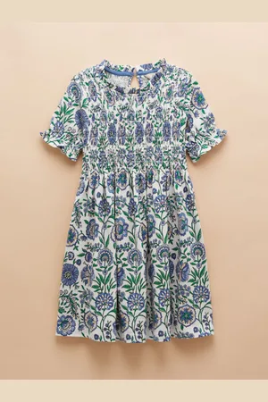 Joules Gracie Short Sleeve Shirred Dress 116122cm