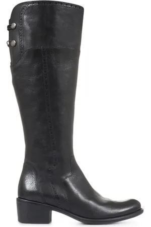 JONES BOOTMAKER Rachel Leather Rider Boots AU 7 (EU 38)