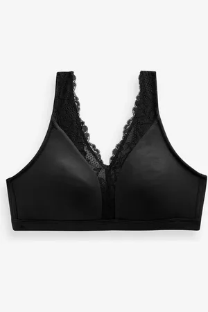 Next Black Total Support Ultimate Comfort Supersoft Non Pad Non Wire Bra B-H 40 FF