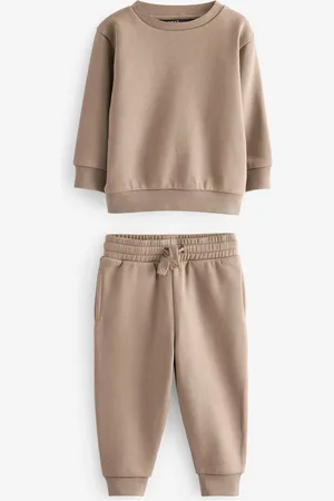 Next Stone Plain Jersey Sweatshirt and Joggers Set (3mths-7yrs) 5