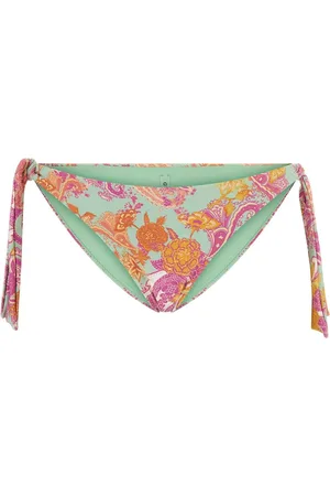 Guess Pink Paisley Bow Bikini Bottoms S