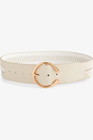 Next Bone Plait Detail Wide Belt L