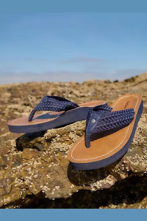 Barbour Navy Kelburn Flip Flop Sandals AU 5 (EU 35.5)