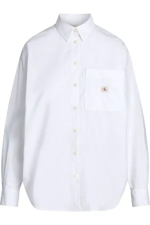 Calvin Klein Relaxed 100% Cotton Long Sleeve Shirt S