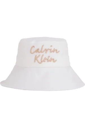 Calvin Klein White Bucket Hat L-XL