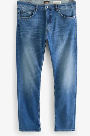 HUGO BOSS Dark Blue Delaware Slim-Fit Denim Jeans W36 L30