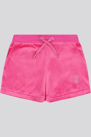Juicy Couture Girls Velour Fold Up Shorts 10