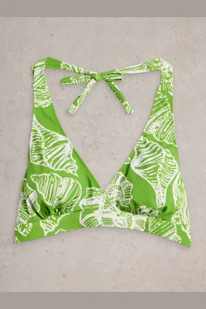 White Stuff Green Valley Bikini Top AU 10