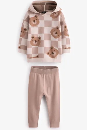 Next Neutral Bears Knitted Hoodie and Leggings Set (3mths-7yrs) 2